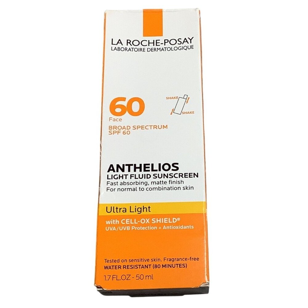 La Roche-Posay Anthelios SPF 60 Sunscreen Face Ultra Light Broad Spectrum 06/27